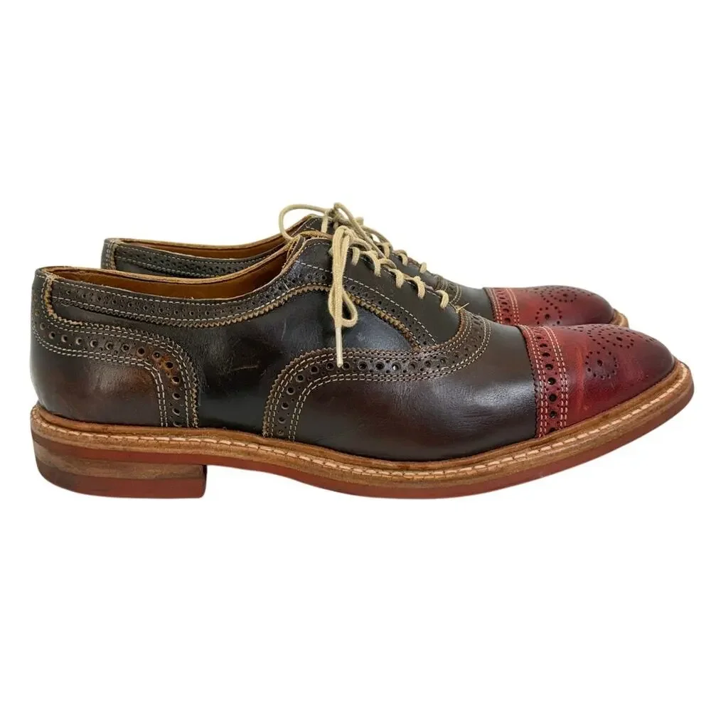 Allen Edmonds Rudolph Men's Leather Oxford Dainite Dress Shoes USA Mens 10 B